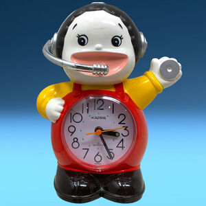 Vintage Kappa No. 740 Little DJ Talking Alarm Clock Korea Voice Works 8"